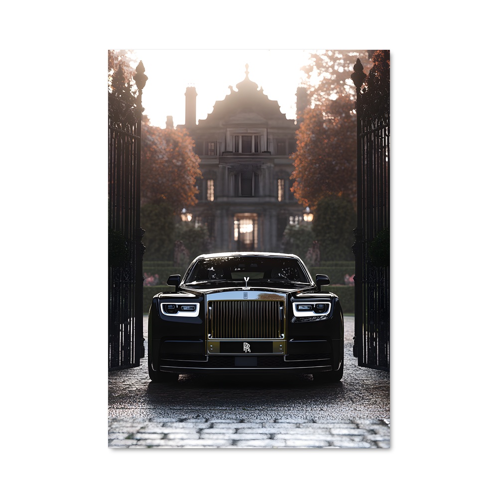 Poster Rolls Royce élégant